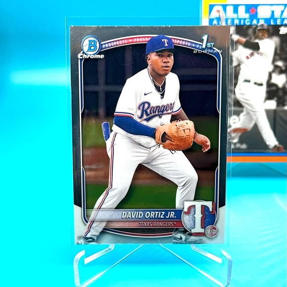 🔥Father & Son Lot!🔥David Ortiz & David Ortiz Jr. 😮 1st Bowman - Picture 2 of 6